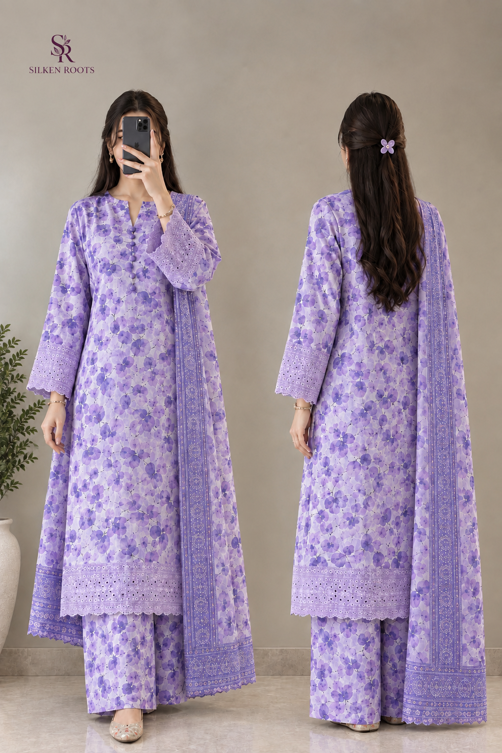 Lavender Bloom 3-piece